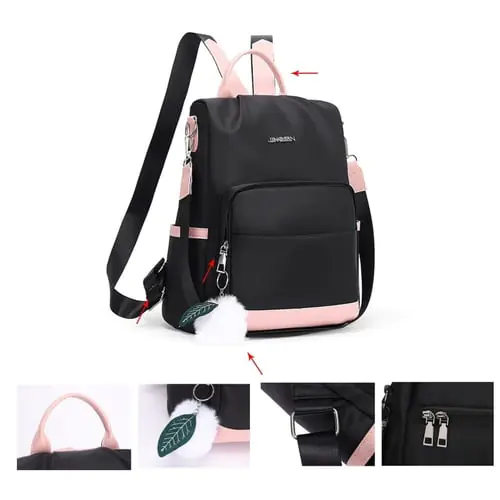 Women Backpack Purse Oxford Anti-theft Fashion Casual Travel School Shoulder Bag Women Backpack Purse Oxford Anti-theft Fashion Casual Travel School Shoulder Bag