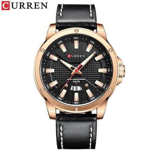 CURREN Leather Men Watch Original Brand Packed With It's Original Box And Bag 1 Year Warranty CURREN Leather Men Watch Original Brand Packed With It's Original Box And Bag 1 Year Warranty