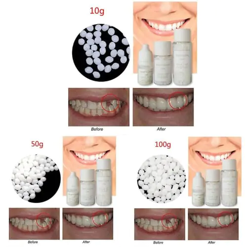 Temporary False Teeth Gaps Repair Kit Vampire Adhesive Denture Solid Glue Tool Temporary False Teeth Gaps Repair Kit Vampire Adhesive Denture Solid Glue Tool