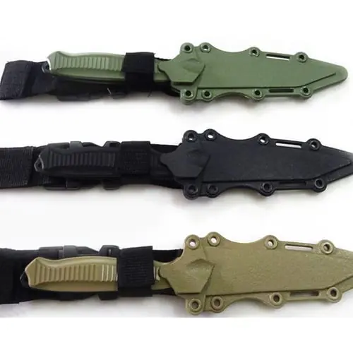 Safe 1: 1 Tactical Rubber Knife Military Training Enthusiasts CS Cosplay Toy Sword First Blood Props Dagger Model
