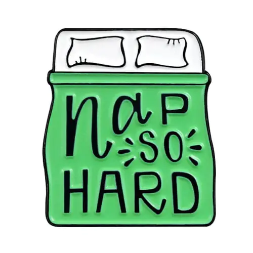 Cartoon Bed Crown Pillow Enamel Brooch Pin Women Denim Jacket Lapel Badge Gift Cartoon Bed Crown Pillow Enamel Brooch Pin Women Denim Jacket Lapel Badge Gift