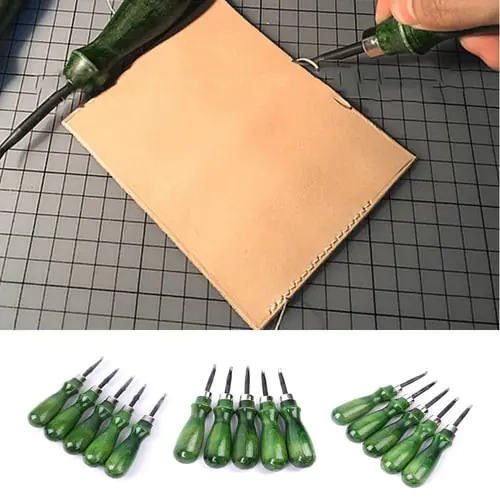 1 Set Leather Edge Skiving Beveling Wooden Handle Craft DIY Cutting Tool Kit 1 Set Leather Edge Skiving Beveling Wooden Handle Craft DIY Cutting Tool Kit