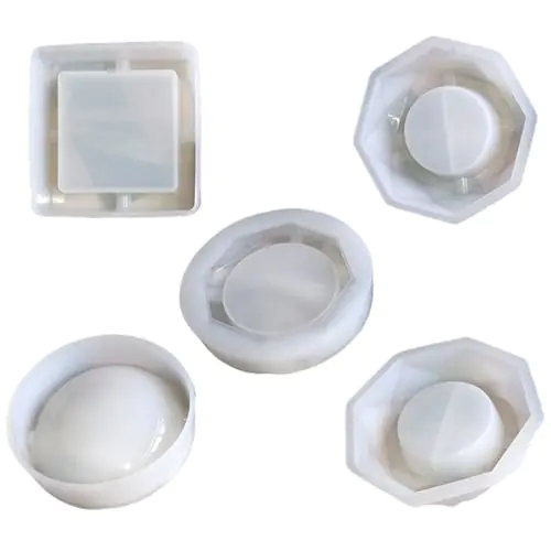 DIY Crystal Epoxy Resin Mold Round/Square/Rhombus/Polygon Ashtray Silicone Mould DIY Crystal Epoxy Resin Mold Round/Square/Rhombus/Polygon Ashtray Silicone Mould