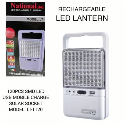 National Line Led Rechargeable Lantern LT-1120 National Line Led Rechargeable Lantern LT-1120