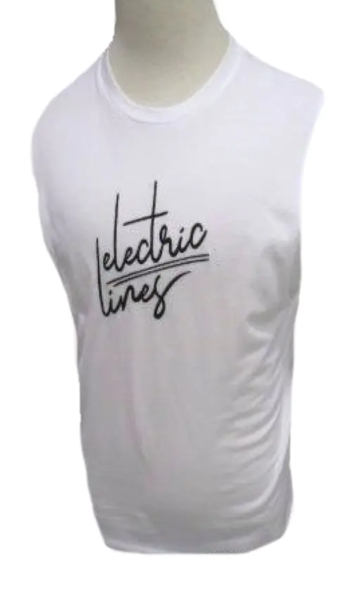 La Moda Group Classical Men's Sleeveless T-Shirt Workout Vest with Round Neckline and Rolled Hems, Loose Tank Top, 100% Jersey Cotton, White La Moda Group Classical Men's Sleeveless T-Shirt Workout Vest with Round Neckline and Rolled Hems, Loose Tank Top, 100% Jersey Cotton, White