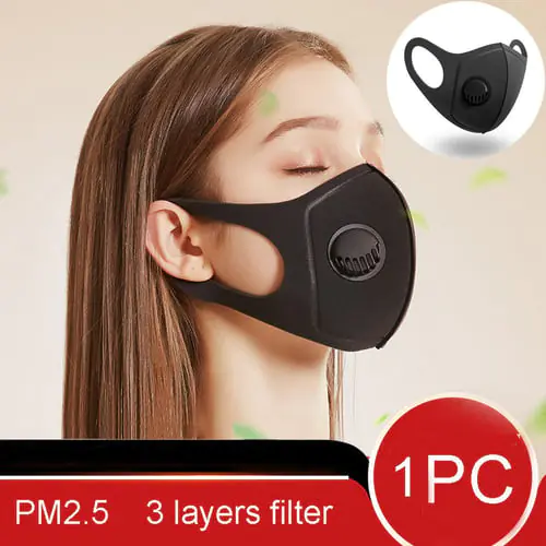 1PC Unisex Reusable Dustproof Dust PM2.5 Mask Haze Pollution Respirator Cover