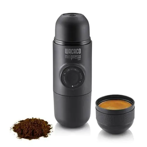 Wacaco   - Minipresso GR, Portable Espresso Machine  Compatible with Ground Coffee