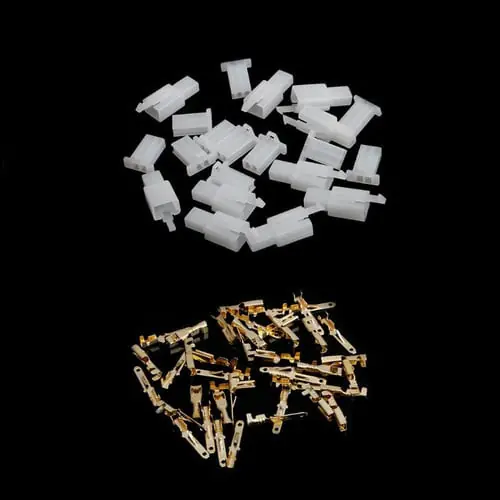 10 Sets 2.8mm 2 Pin Electrical Wire Connector Male Female Plug+Terminal Kit For Motorcycle Car 10 Sets 2.8mm 2 Pin Electrical Wire Connector Male Female Plug+Terminal Kit For Motorcycle Car