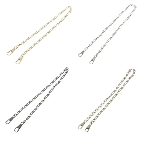 Metal Purse Chain Strap Handle Shoulder DIY Cross Body Bag Handbag Replacement Metal Purse Chain Strap Handle Shoulder DIY Cross Body Bag Handbag Replacement