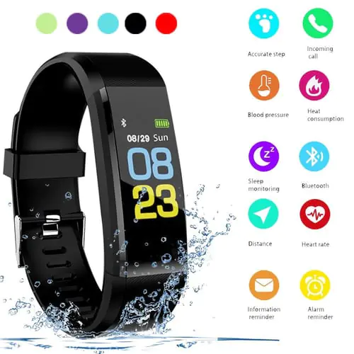 115 Plus Waterproof Smart Bracelet Sport Smart Watch Heart Rate Fitness Tracker Men Smart Wristbands 115 Plus Waterproof Smart Bracelet Sport Smart Watch Heart Rate Fitness Tracker Men Smart Wristbands