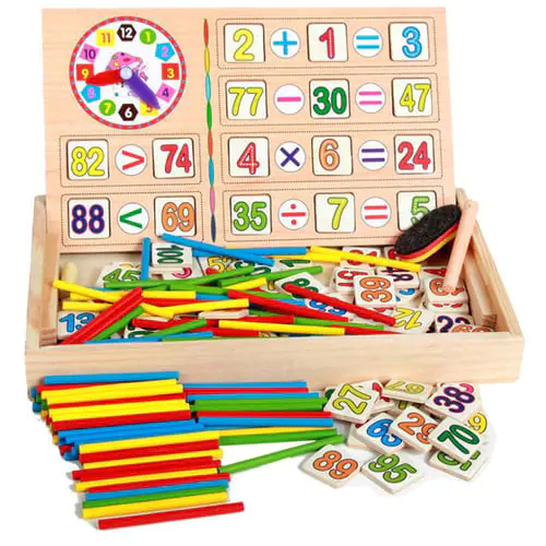 Wooden Multifunctional Drawing & Learning Board Wooden Multifunctional Drawing & Learning Board