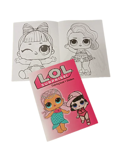 Breidy Coloring Book + Stickers A4 70g 16-pages LOL Surprise