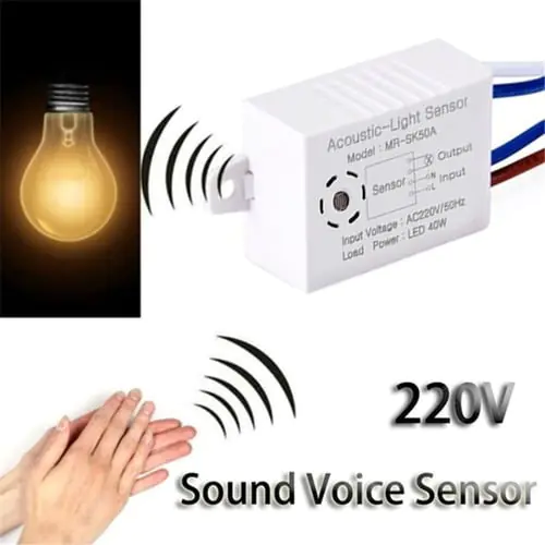 Marvelous Home Sound Voice Sensor Switch Module Intelligent Auto on Off Light Smart Switch for Corridor Bath Warehouse Stair