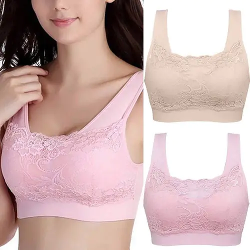 Padded Yoga Underwire No Women's 3PC Stretch Push-Up Bra Sports Set Bra