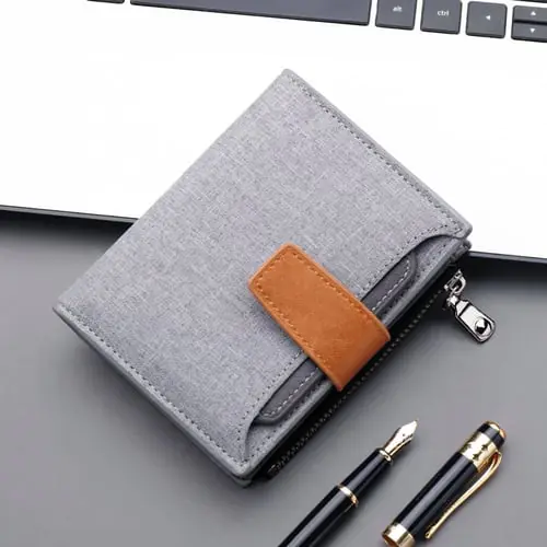 Men Wallet Canvas and PU Leather Gray/blue/black Short Male Purse Hasp/zipper Credit Card Holder Case Wallet for Men Money Bag Men Wallet Canvas and PU Leather Gray/blue/black Short Male Purse Hasp/zipper Credit Card Holder Case Wallet for Men Money Bag