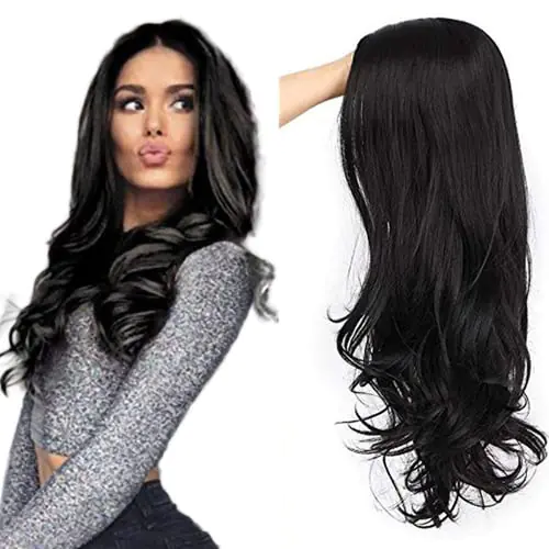 Outdoor Women's Natural Body Wave Hair Synthetic High Density Heat Resistant Wig Outdoor Women's Natural Body Wave Hair Synthetic High Density Heat Resistant Wig