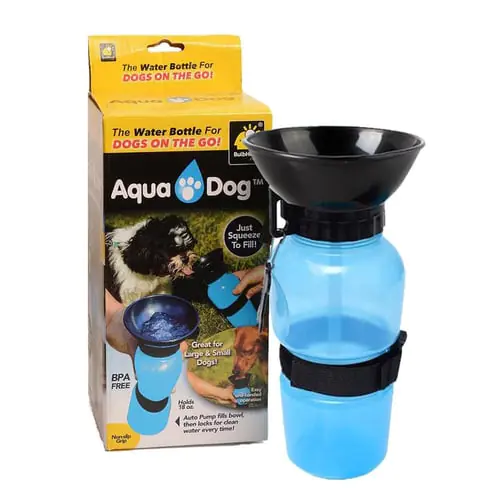 Cool Gift Aqua Dog Travel Water Bottle-Blue Cool Gift Aqua Dog Travel Water Bottle-Blue