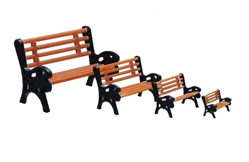 Craft For All- Park Chair 1:75 - H-27mm - 1 pc Craft For All- Park Chair 1:75 - H-27mm - 1 pc