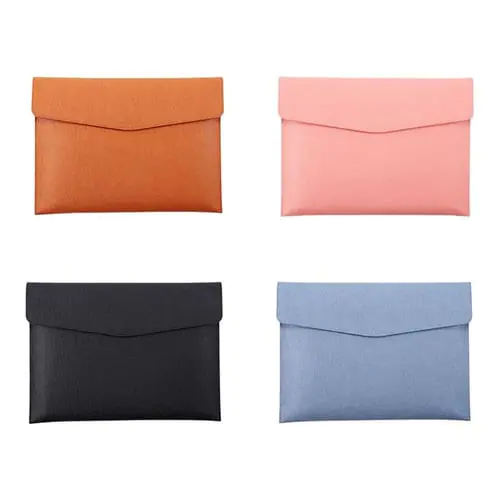 Waterproof Leather A4 Business Briefcase File Folder Document Paper Organizer Waterproof Leather A4 Business Briefcase File Folder Document Paper Organizer