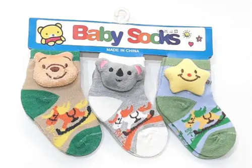 Baby Socks 3 in 1 set - Fit from 0 to 12 months Baby Socks 3 in 1 set - Fit from 0 to 12 months