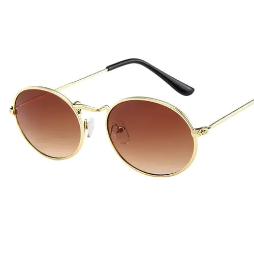 Vintage Retro Oval Sunglasses Ellipse Metal Frame Glasses Trendy Fashion Shades Vintage Retro Oval Sunglasses Ellipse Metal Frame Glasses Trendy Fashion Shades