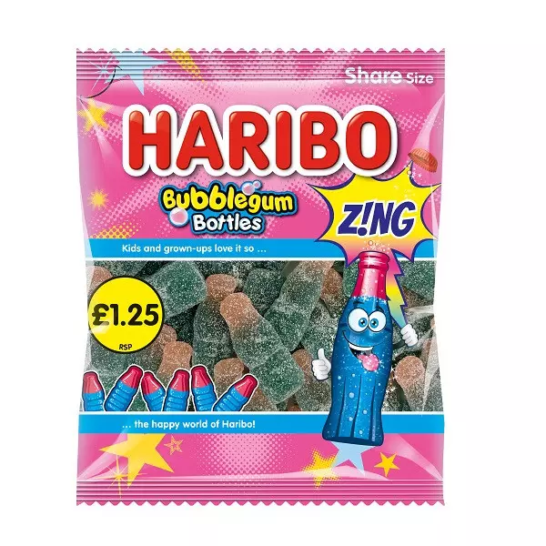 Haribo Bubblegum Bottles 160g