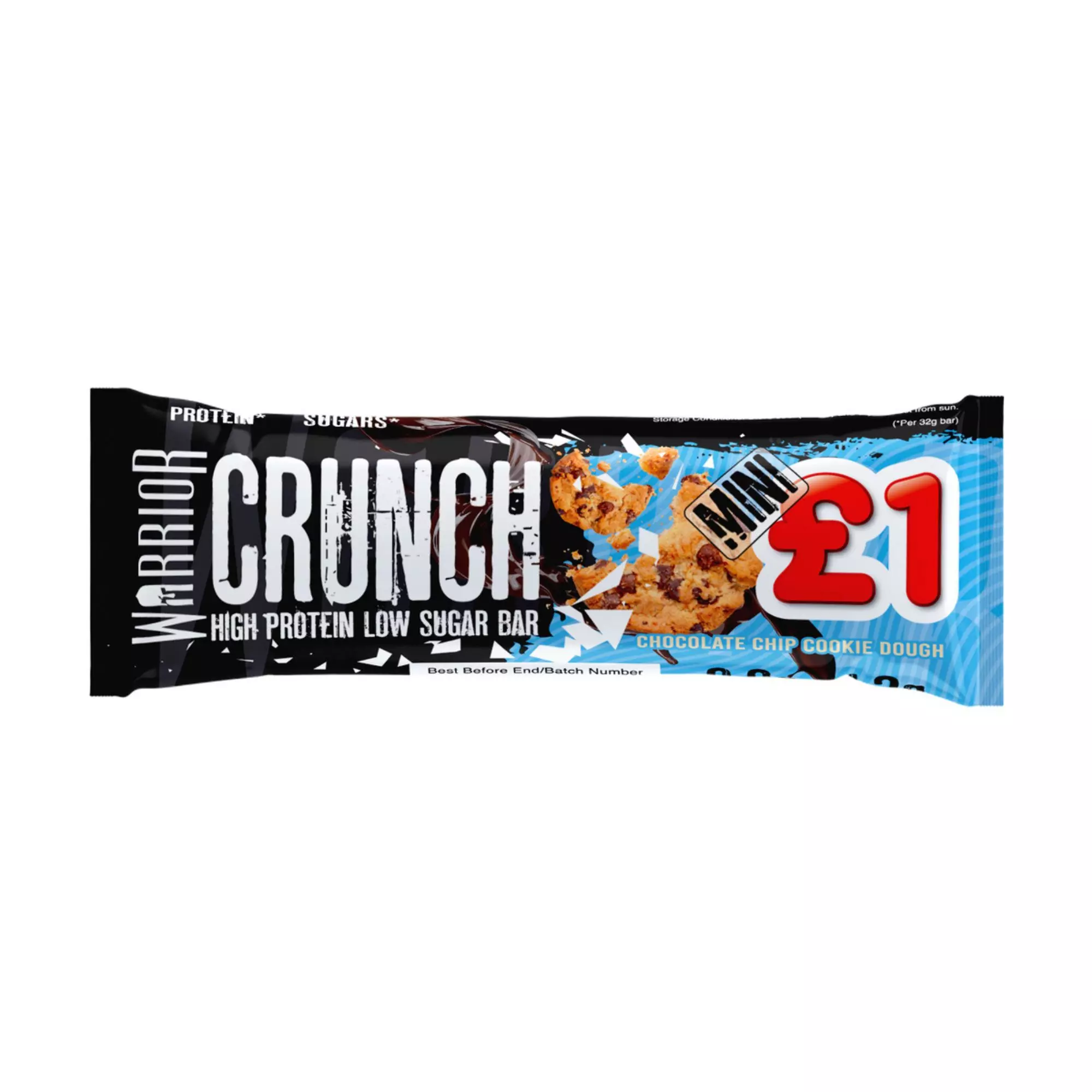 Warrior Crunch Mini - Choc Chip Cookie Dough (32g)