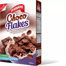 Poppins Choco Flakes Cereal	600g