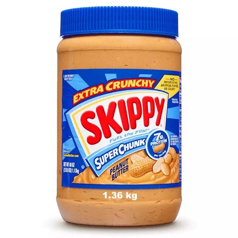 SKIPPY CRUNCHY PEANUT BUTTER 1.36KG