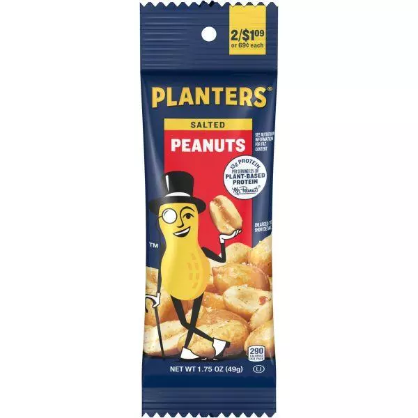 PLANTERS PEANUTS SALTED TUBE