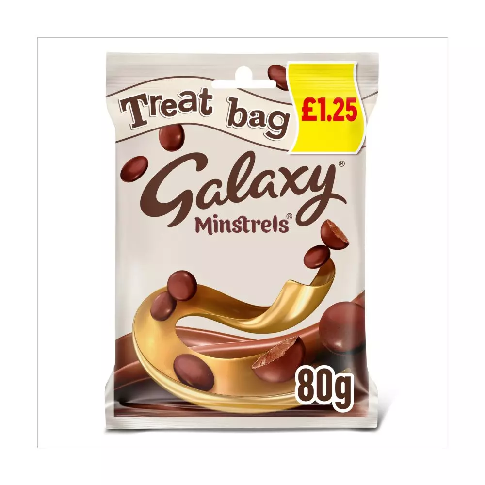 Galaxy Minstrels Milk Chocolate Buttons Treat Bag