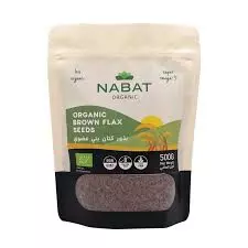 Nabat Organic Brown Flaxseeds	500g