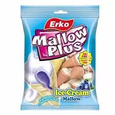 Erko Mallow Plus Ice Cream Marshmallows Strawberry Flavour	90g