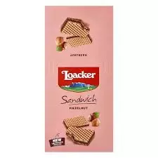 Loacker Sandwich Wafer with Hazelnut	75g