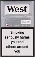 West Silver Cigarettes	1Carton Pack