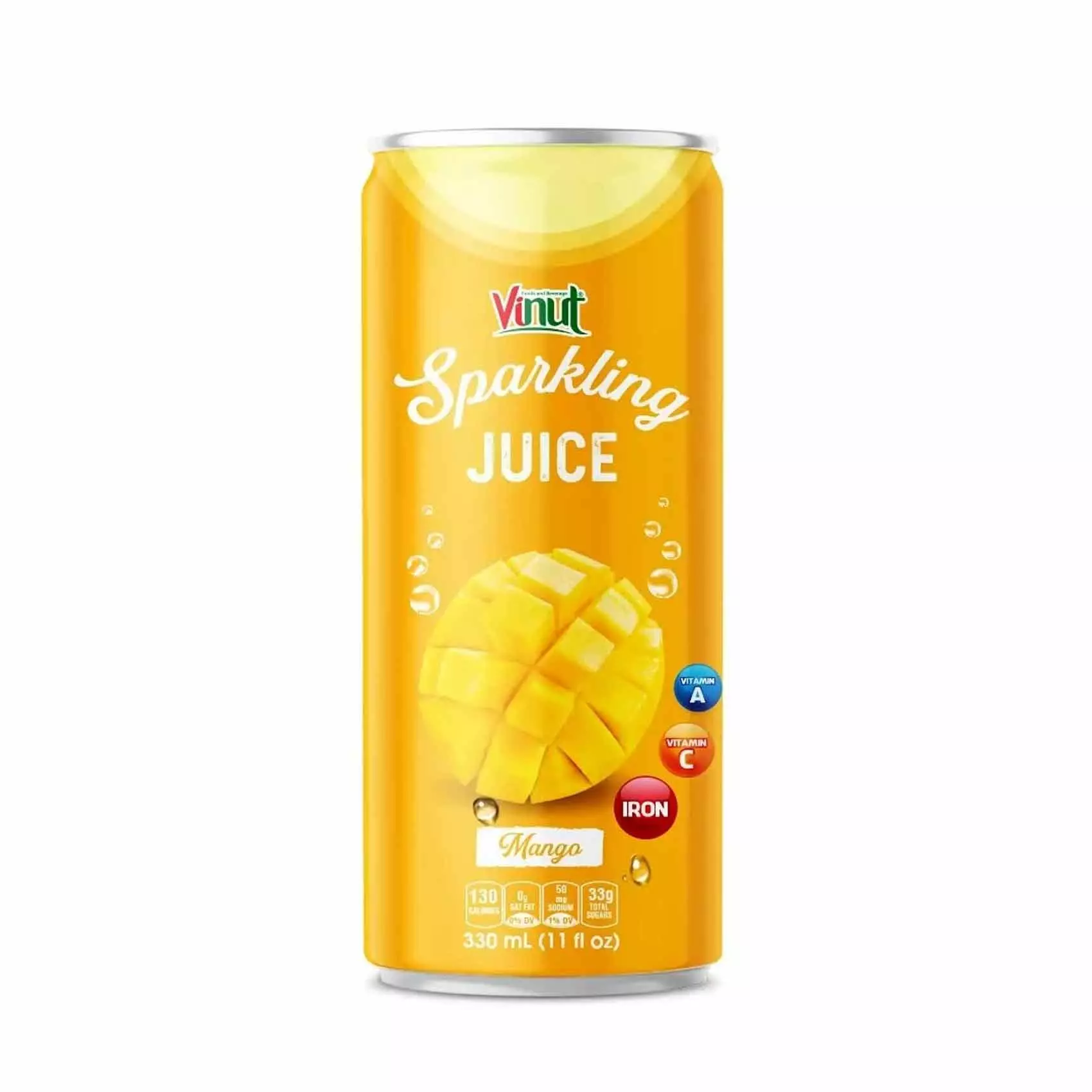 VINUT SPARKLING JUICE MANGO 330ML