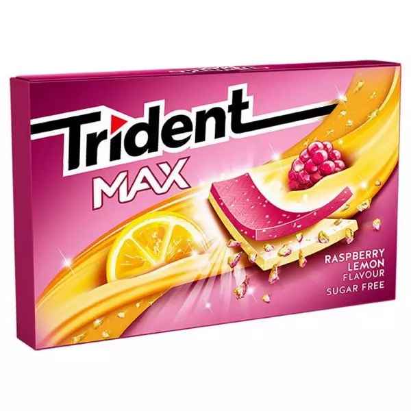 TRIDENT MAX II RASPBERRY LEMON 23G