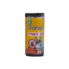 Sanita Fast-Tie Trash Bags Medium 30L	30L x 26Bags