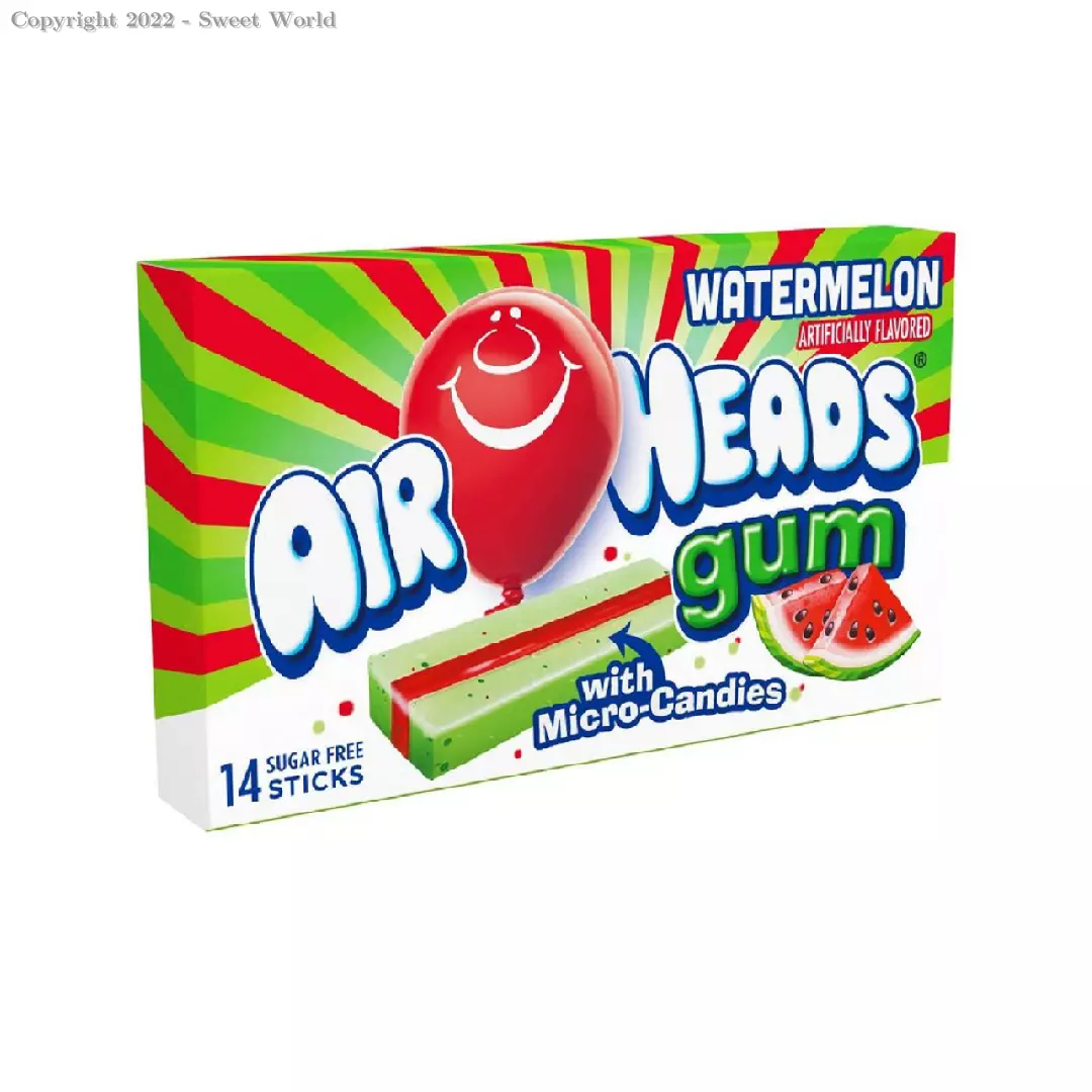 Airheads Watermelon Gum 14 sticks