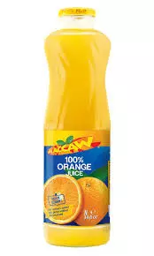 Maccaw Orange Juice Glass Bottle	1L