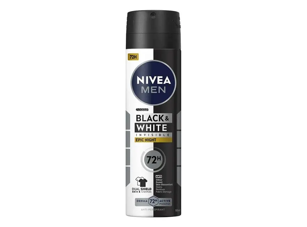 NIVEA BLACK & WHITE FOR MAN