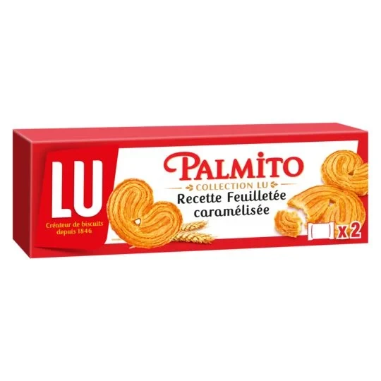 LU Palmito Biscuits feuilletés caramélisés 100g