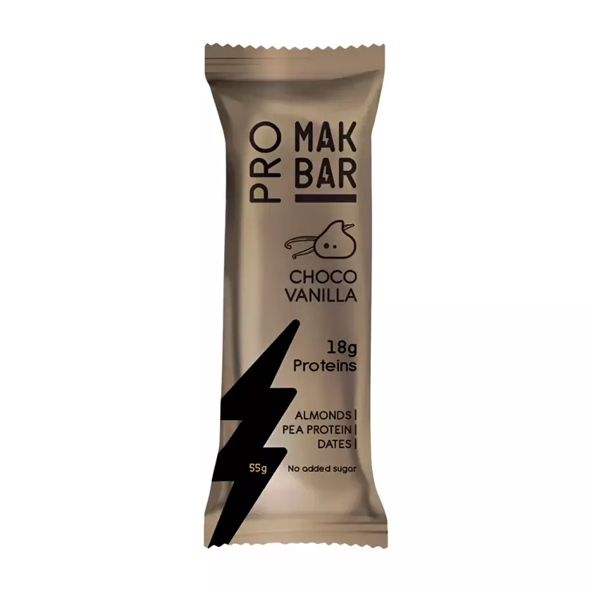 Mak Bar Vanilla Choco Chip Sugar Protein Bar 55g