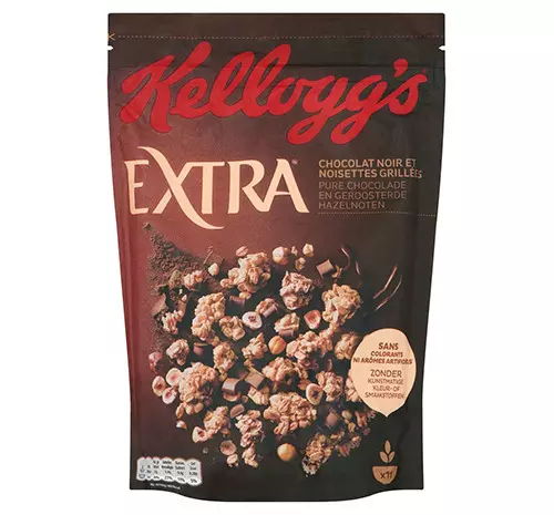 KELLOGGS EXTRA CHOCOLAT NOISETTE 500GR