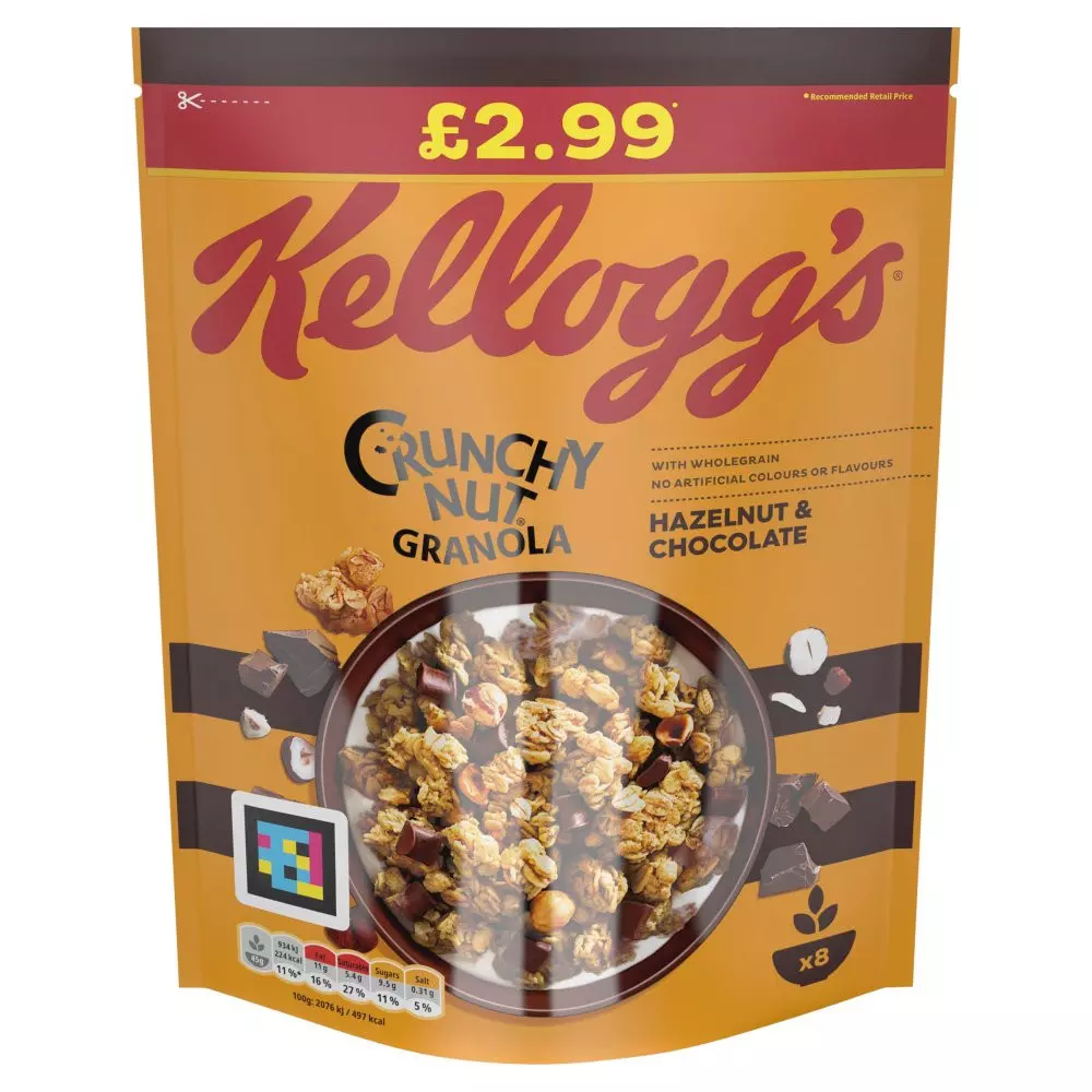 KELLOGG'S CRUNCHY NUT GRANOLA CHOCO 380G