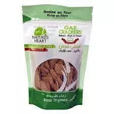 Nature's Heart Oat Vegan Thyme Crackers	150g