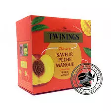 Twinings Peach Mango Green Tea Box	20Tea Bags