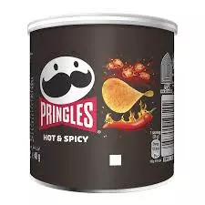 Pringles Hot & Spicy Potato Chips	40g