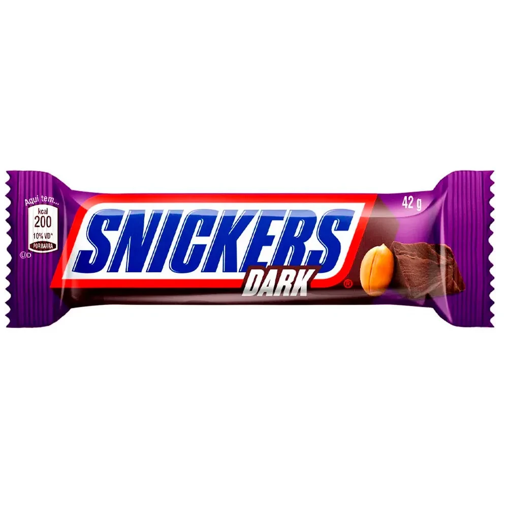 SNICKERS DARK CHOCOLATE BAR 42g (BRAZIL)
