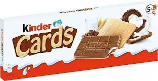 Kinder Cards Biscuits	128g - 10Pieces